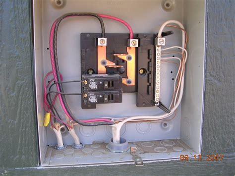 sub distribution panel box grounding|grounding sub panel same building.